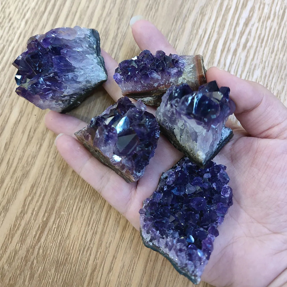 10-70g 30-50mm Amethyst Geode Natural Crystal