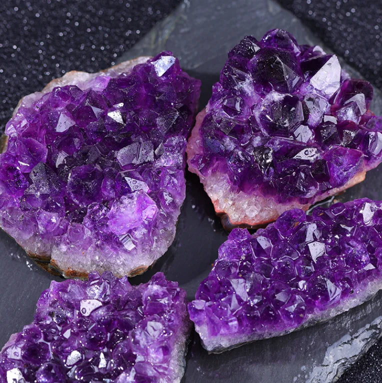 10-70g 30-50mm Amethyst Geode Natural Crystal