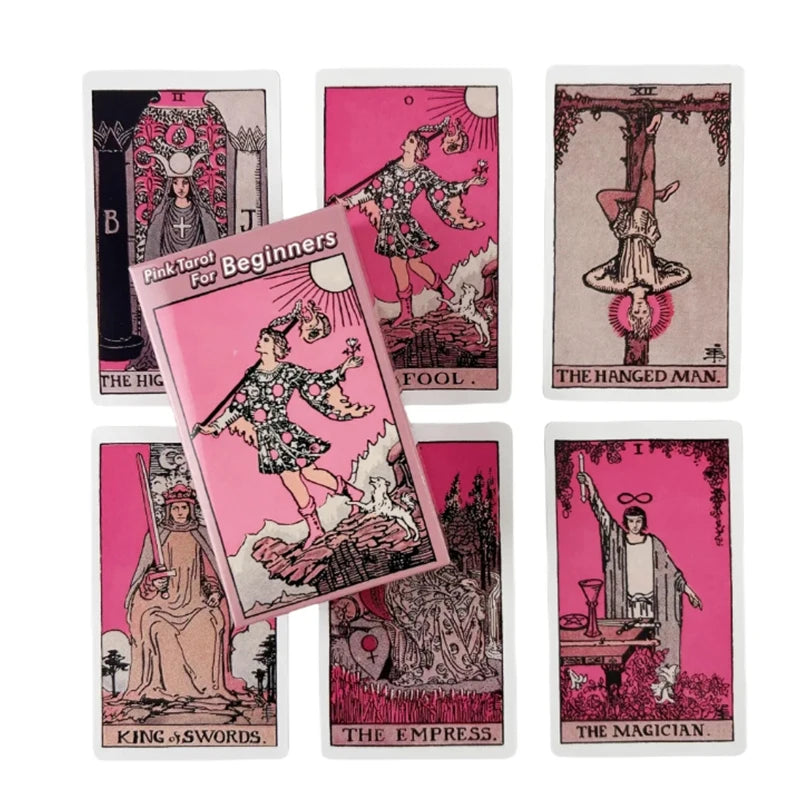 HOT pink tarot for beginners tarot card 78 deck