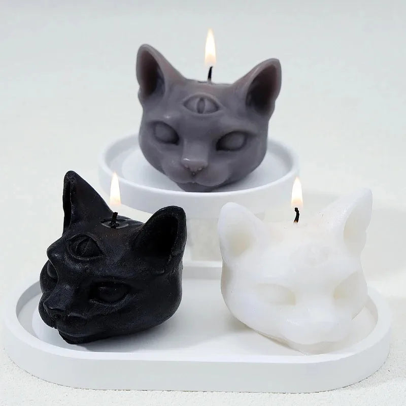 Three Eye Cat Scented Gothic Candles