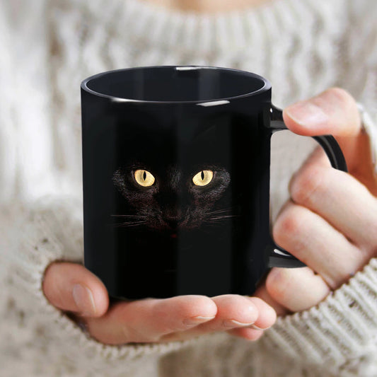 Black Cat Coffee Mug