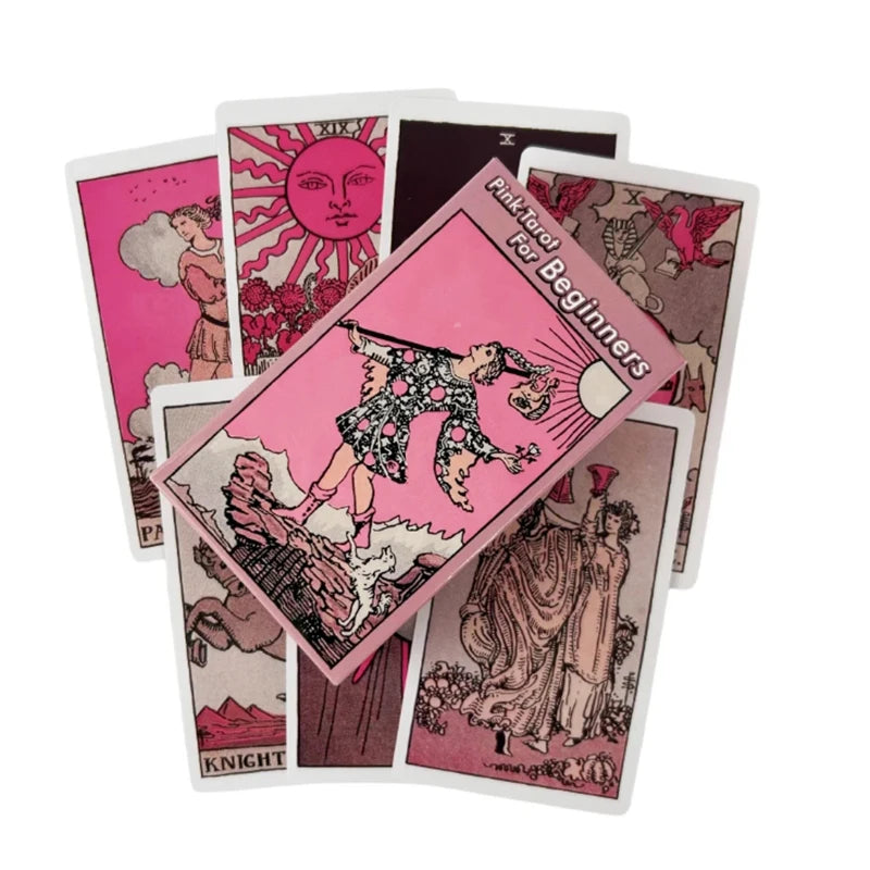 HOT pink tarot for beginners tarot card 78 deck