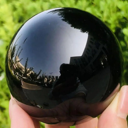 Natural Black Obsidian Sphere