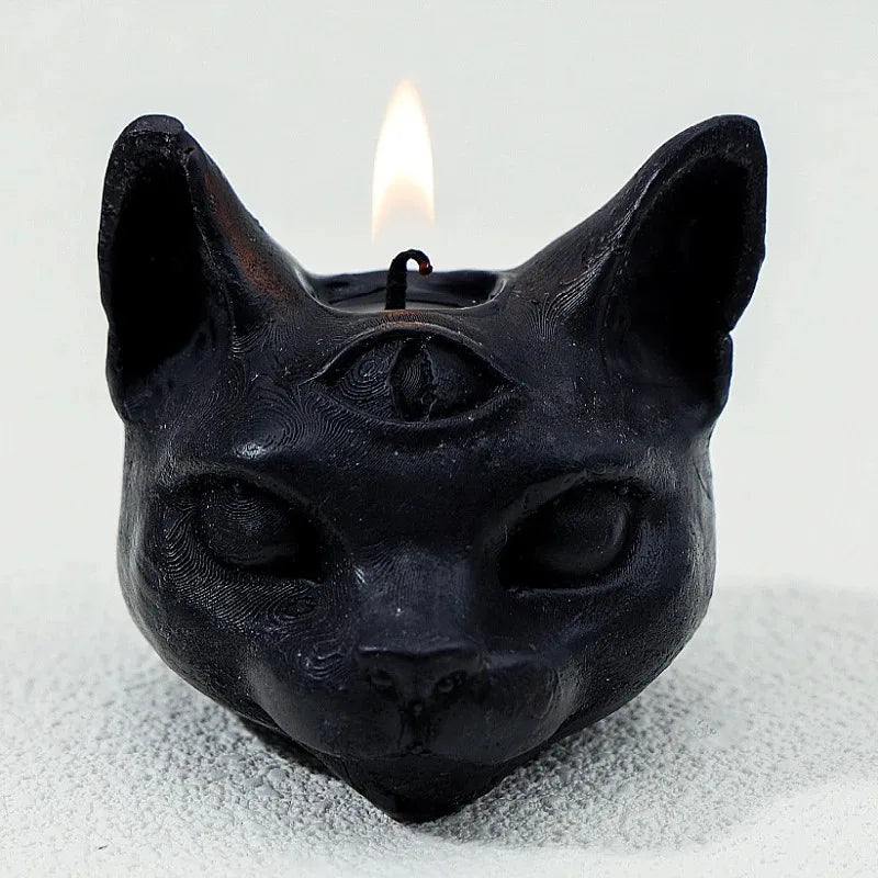 Three Eye Cat Scented Gothic Candles