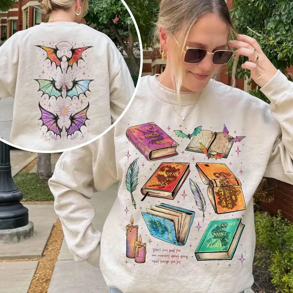 Fan Of ACOTAR Series Two Sided Sweatshirt