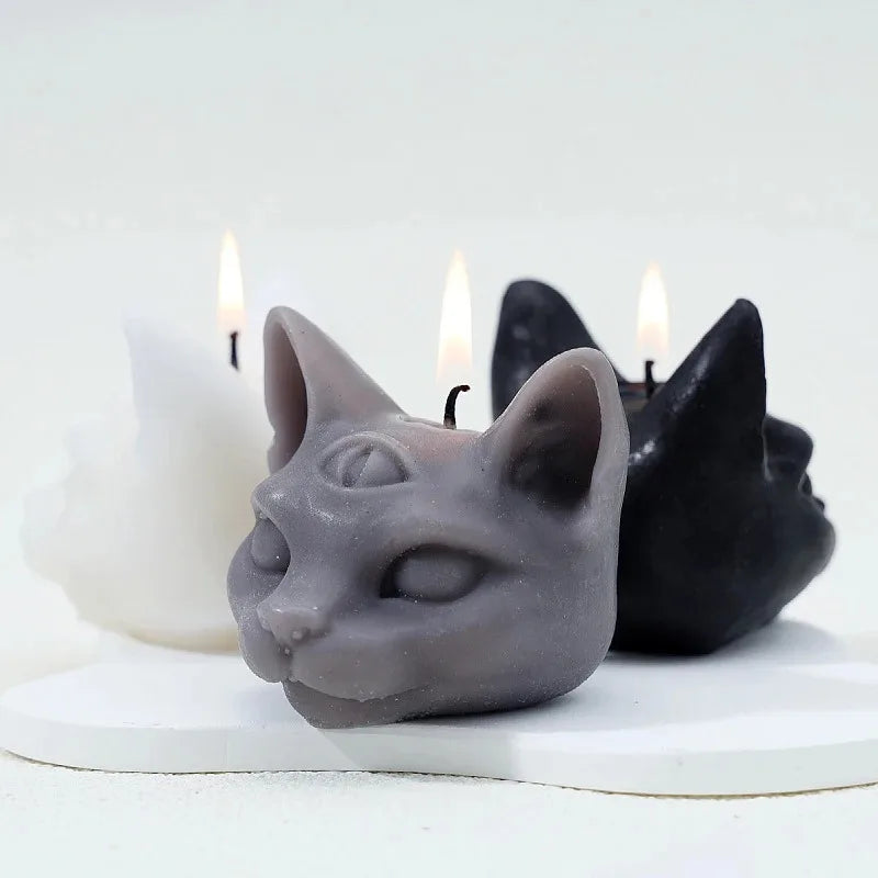 Three Eye Cat Scented Gothic Candles