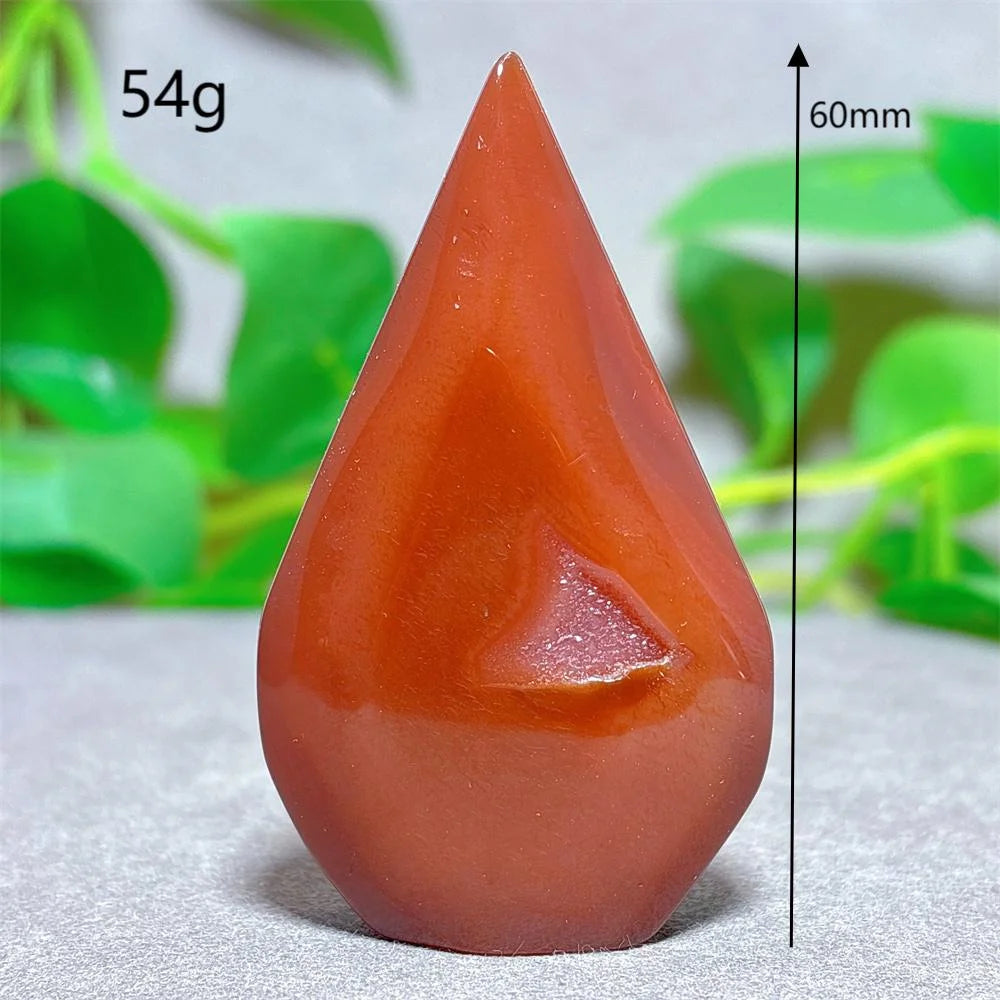 Carnelian Free Form Crystal Natural Stone Quartz