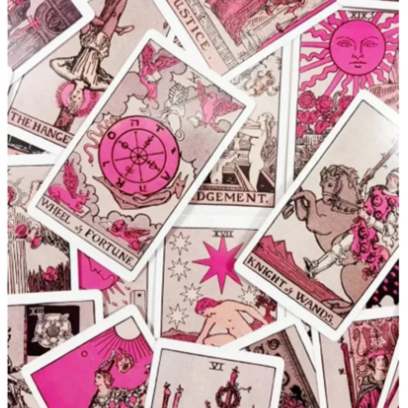 HOT pink tarot for beginners tarot card 78 deck