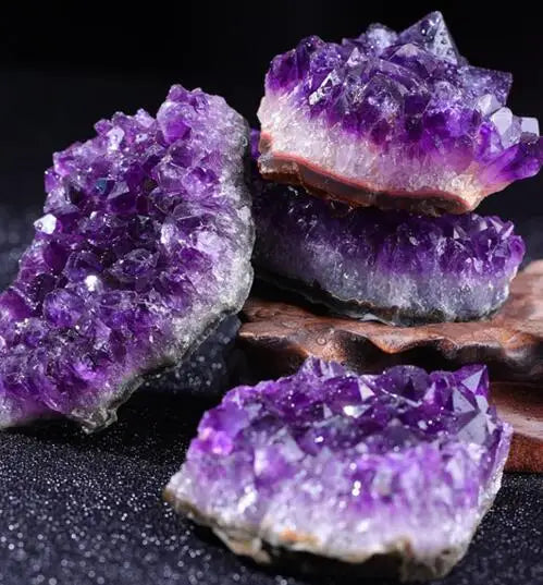 10-70g 30-50mm Amethyst Geode Natural Crystal