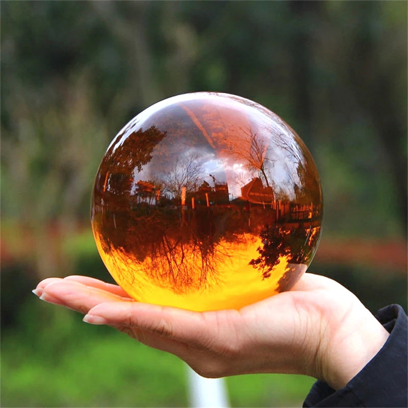 30mm-100mm Amber Crystal Ball